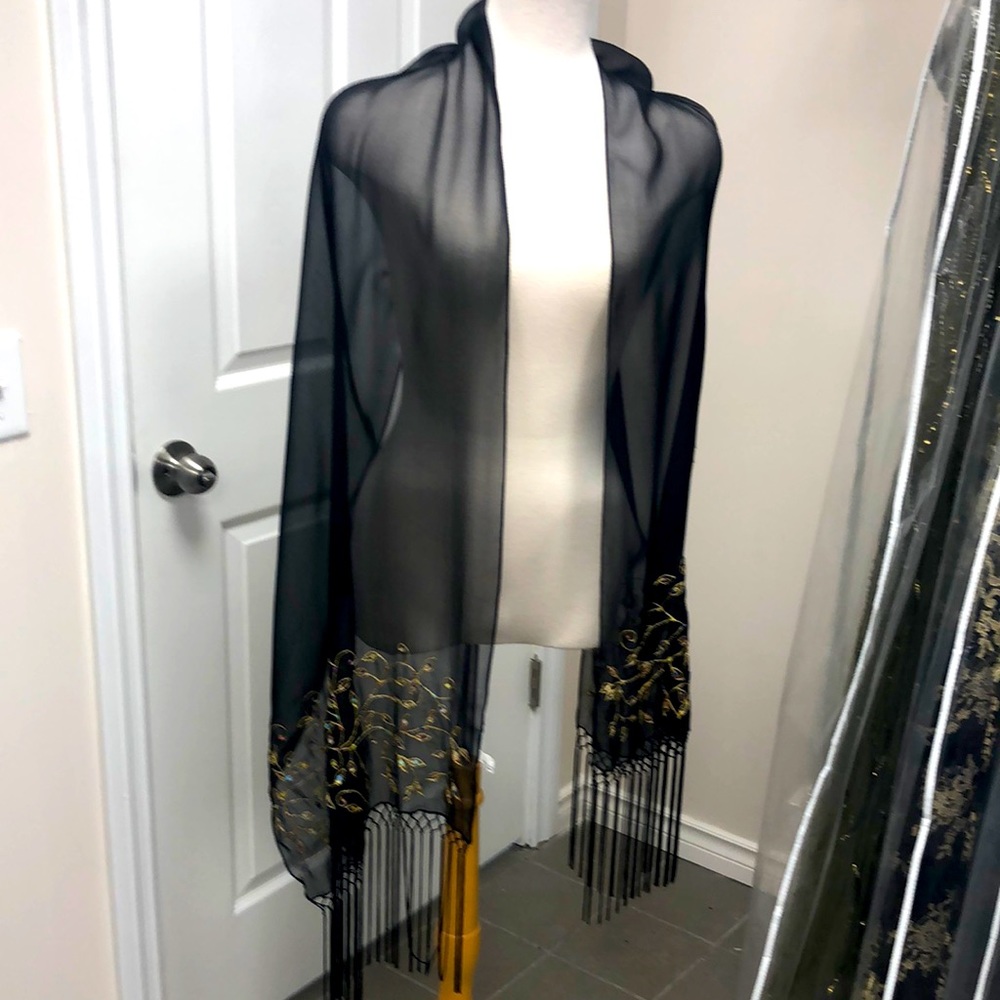 100% silk shawl
